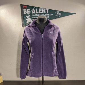 Purple fleece Columbia jacket